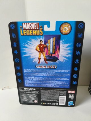 Marvel Legends Iron Man 20 Años Hasbro