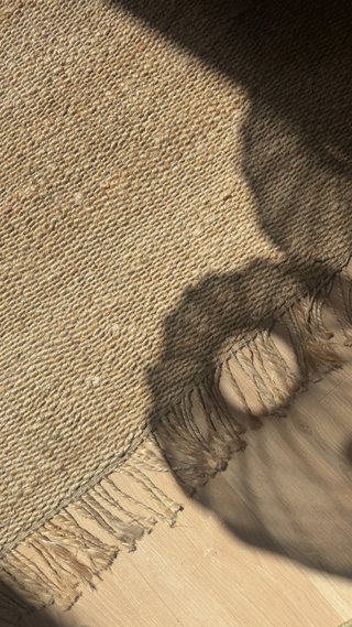 Alfombra Yute Beige y Marrón