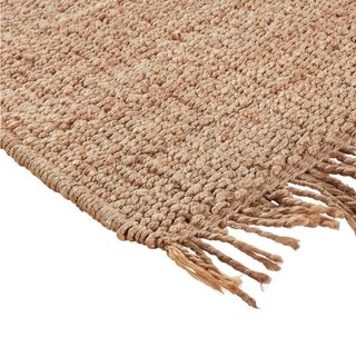 Alfombra Yute Beige y Marrón