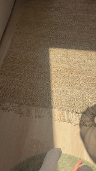 Alfombra Yute Beige y Marrón