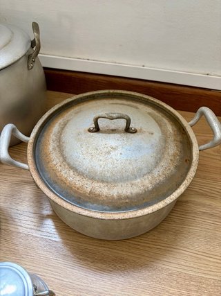 Batería de cocina antigua