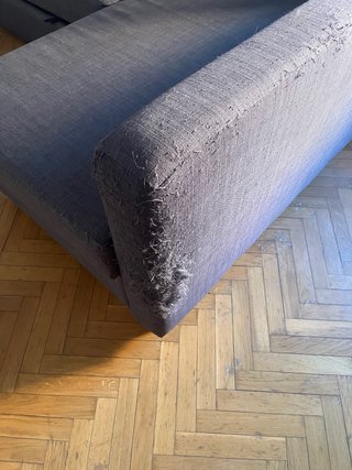 Sofá Cama Chaise Longue Gris Ikea