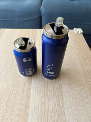 Botellas termo INOXIBAR 18/8 lata azul
