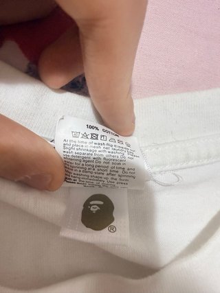 Maglia BAPE APE Camo Blu Bianco Taglia L