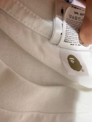 Maglia BAPE APE Camo Blu Bianco Taglia L