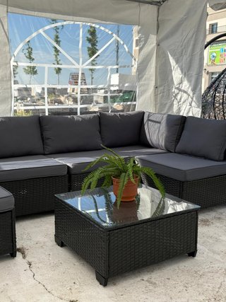Conjunto ratán terraza nuevo
