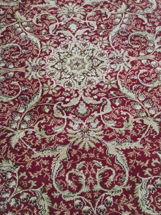 Alfombra antigua colonial francesa 203x148