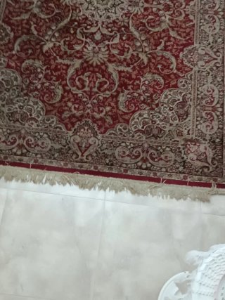 Alfombra antigua colonial francesa 203x148