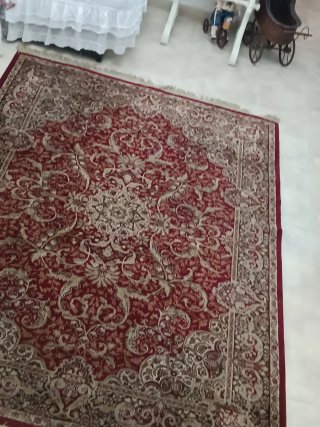 Alfombra antigua colonial francesa 203x148