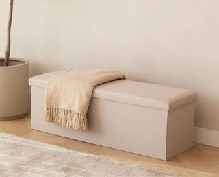 Puff baúl Sklum beige