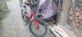 Bicicleta Orbea infantil roja