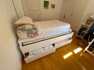 Cama nido, cajones: sirve escalon/asiento juegos.