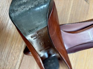 Miu Miu Décolleté Marroni