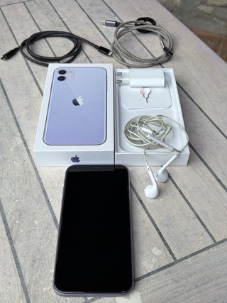iPhone 11 64GB Malva + Caja y Funda