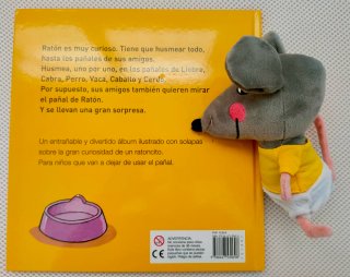 Pack Libro + Peluche  ¿Puedo mirar tu pañal?