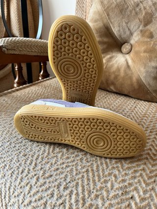 Zapatillas Puma Palermo Mujer Beige/Blanco/Morado