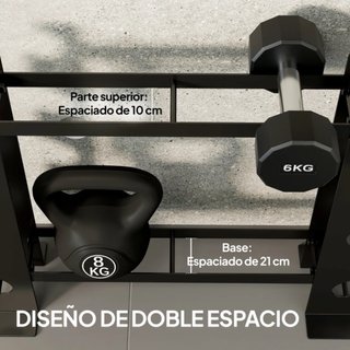 Soporte 4 Niveles Mancuernas