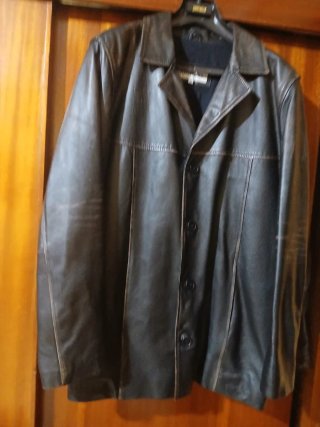 Cazadora Cuero Redbear Talla M