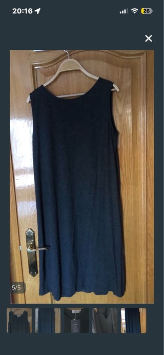 Vestido gris lactancia premama nuevo de verano