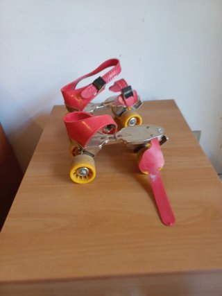 Pattini a rotelle vintage anni '70 - Taglia 37