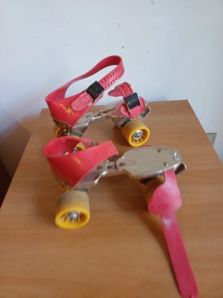 Pattini a rotelle vintage anni '70 - Taglia 37