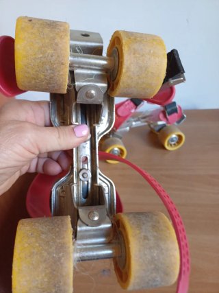 Pattini a rotelle vintage anni '70 - Taglia 37