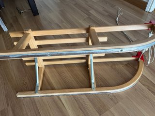 Trineo de madera Gloco Holzwaren Davos 100cm