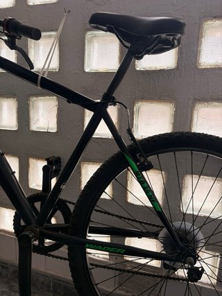 Bicicleta Wader Negra y Verde