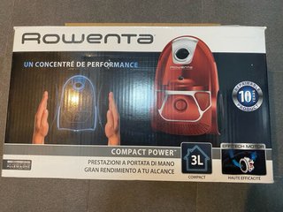 Aspiradora Rowenta Compact Power Roja + accesorios