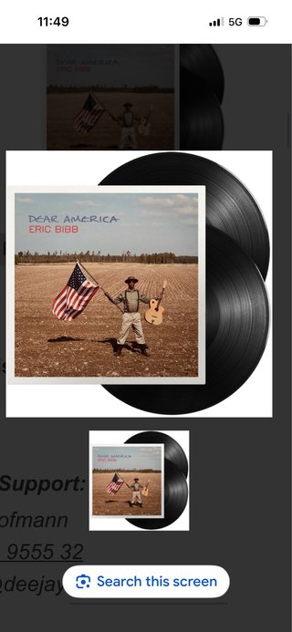 Vinilo Doble Eric Bibb Dear America