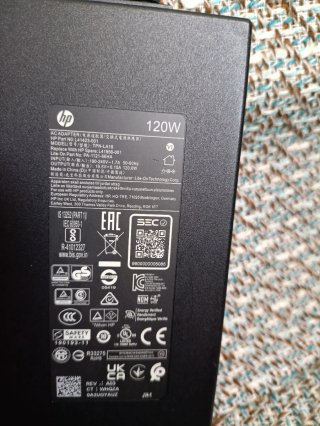 Cargador HP modelo TPN-LA18 Hewlett Packard 120W