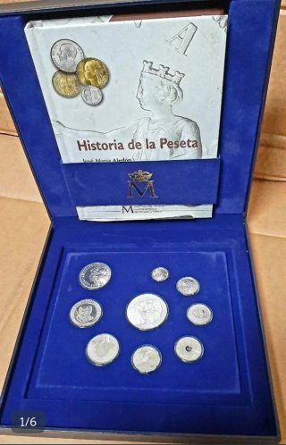 Últimas Pesetas en Plata - Colección Histórica