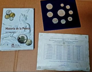 Últimas Pesetas en Plata - Colección Histórica