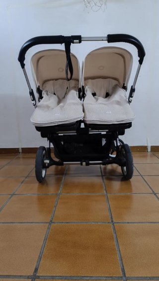 Bugaboo Donkey Gemelar Marfil Capazos