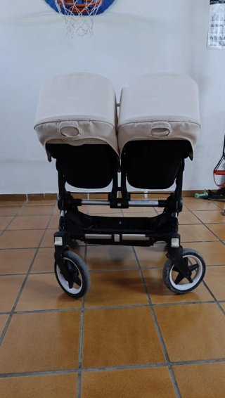 Bugaboo Donkey Gemelar Marfil Capazos
