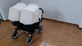 Bugaboo Donkey Gemelar Marfil Capazos