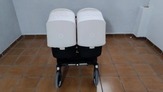 Bugaboo Donkey Gemelar Marfil Capazos