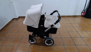 Bugaboo Donkey Gemelar Marfil Capazos