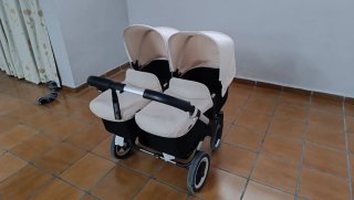 Bugaboo Donkey Gemelar Marfil Capazos