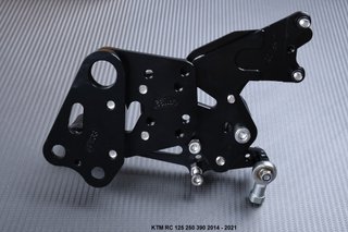 Estriberas retrasadas KTM RC 125 250 390 2014 2021