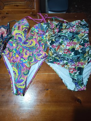 Bañador estampado multicolor