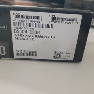 Placa Base Gigabyte B550M DS3H