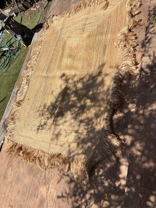 Alfombra Yute Beige y Marrón