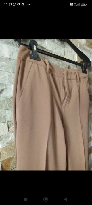 Pantaloni Benetton donna beige tg. 42