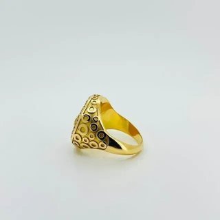 SELLO REDONDO AUDI CON NACAR Y CIRCONITA 18K
