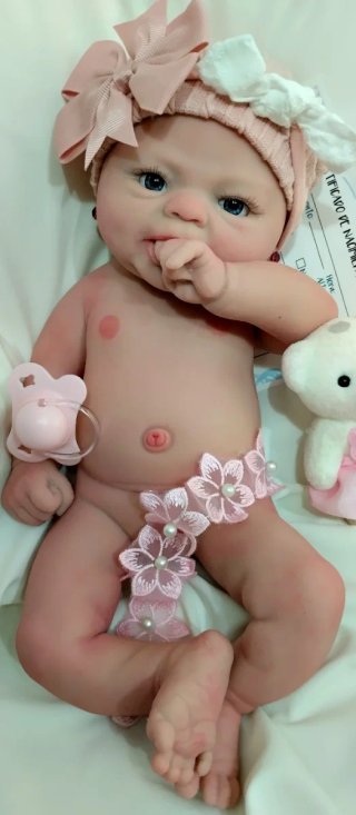 Bebé Reborn Silicona Completa 38cm