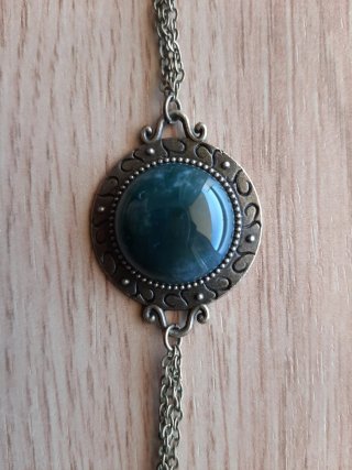 ágatas bronze collar nuevo