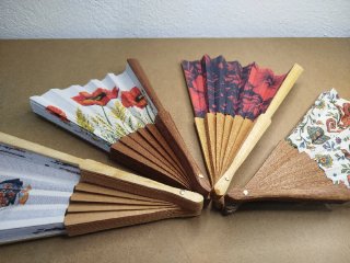 Abanico Camaleones Artesano