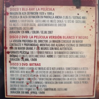 La Niebla Blu-ray Edición Especial 3 Discos