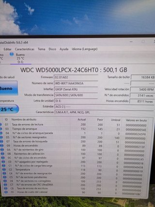 Disco Duro HDD de 500 GB